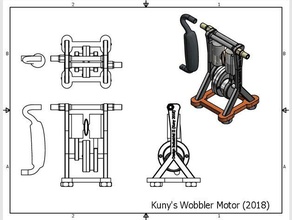 wobbler motor funciona a menos de 4psi aire comprimido mecánica juguetes 3d print model - Mito3D