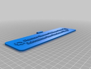 il mio personalizzato custumizable targhetta icone ufficio 3d print model - Mito3D