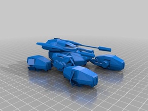 star wars legion ground armored tank toy game accessories 146 28mm 32mm droid gat separatist miniature miniatures tabletop gaming wargame wargames wargaming 3d print model - Mito3D