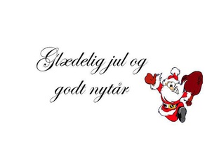 gl&aeligdelig jul og godt nyt&aringrdanish a arte danmark dinamarca post gldelig nytr holliday feriados merrychristmas dinamarquês feliz natal 3d print model - Mito3D