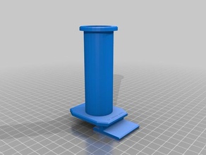 spool holder v2 replicator 2 3d printer parts filament mount 3d print model - Mito3D