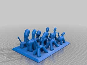 meine individuelle konfigurierbare pack Hunde Tiere 3d print model - Mito3D