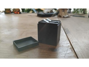 gopro battery storage case hero 3 7 camera holder 5 6 3d print model - Mito3D