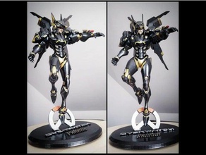 anubis, le chacal pharah overwatch sculptures 3d print model - Mito3D