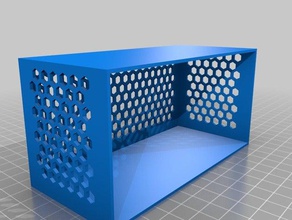 Schubladenbox hex Muster-Seiten Container angepasst 3d print model - Mito3D