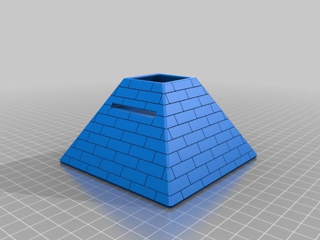 pyramide de chameau jusqu'jeu plateau jeux des société pyrmid 3D print model - Mito3D