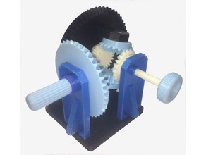 differential gears engineering 3d print model - Mito3D