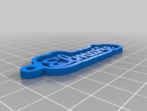 elmarie keychains customized 3d print model - Mito3D