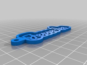 jesse-lee Schlüsselanhänger angepasst 3d print model - Mito3D
