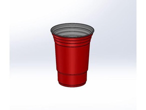 american redcup containers beer beerpong 3d print model - Mito3D