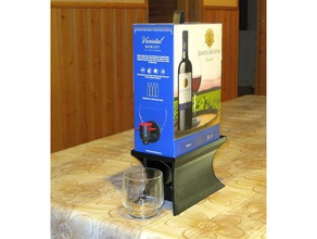 wine box stand kitchen dining holder rack 3d print model - Mito3D