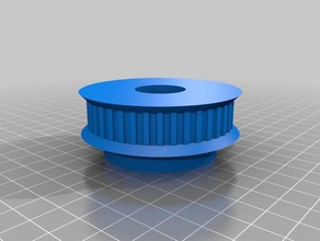 my customized parametric pulley lots tooth profiles 3d printer parts 3d print model - Mito3D