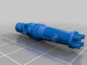 kapalı darbe cannon gizli oyuncaklar oyunlar tau warhammer 40k 3d print model - Mito3D