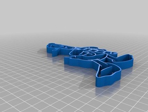 el pato donald med lue 2d arte 3d print model - Mito3D