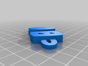 Bauch Schlüsselanhänger angepasst 3d print model - Mito3D