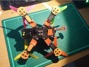 dört motor cıvata spacerguard rc araç drones eachine Sihirbazı x220 quadcopter 3d print model - Mito3D