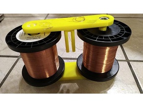 spule bifilar wickelhilfe hobby freie Energie magnet 3d print model - Mito3D