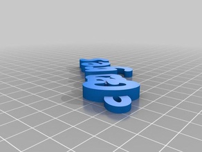 georges de porte-clés personnalisé 3d print model - Mito3D