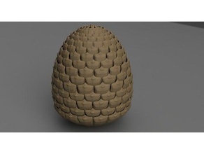 parametric pinecone art christmas decoration sculpures 3d print model - Mito3D