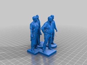 homme 017 020 sculptures 3d print model - Mito3D