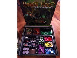 robin hood homens feliz organizador jogos boardgame boardgames jogo de tabuleiro caixa embutimento 3d print model - Mito3D