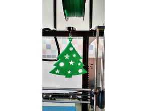 christmas tree decor ornament holiday decoration 3d print model - Mito3D