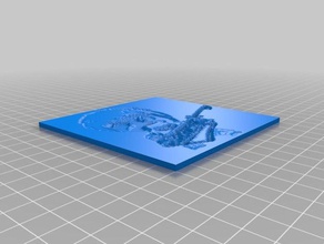 teclarra lithophane 2d art customized 3d print model - Mito3D