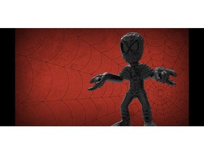 spider-man mini figura de juguete juego accesorios marvel comics el músculo spiderman 3d print model - Mito3D