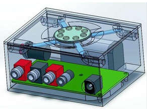caja para oscilador morse Elektronik 3d print model - Mito3D