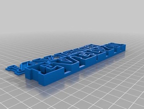 evelyn testo del coperchio della scatola i contenitori personalizzato 3d print model - Mito3D