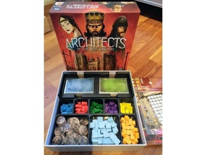 arquitetos oeste reinos organizador jogos boardgame boardgames insere caixa de embutimento 3d print model - Mito3D