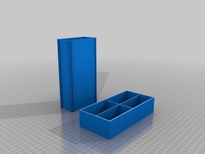 2my customized cajas apilables stackable boxes tool holders 3d print model - Mito3D