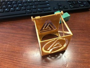 puzzle cube container 3d l'impression 3d print model - Mito3D