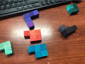 quebra-cabeça de cubos 3d impressão 3d print model - Mito3D
