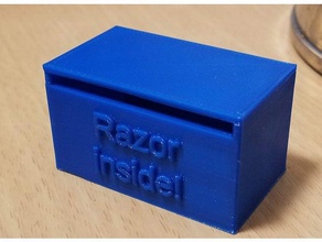 personalizzabile rasoio box di smaltimento bagno nsfw 3d print model - Mito3D