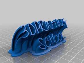 3d name office customized 3d print model - Mito3D