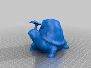 volcano tortoise hobby 3d print model - Mito3D