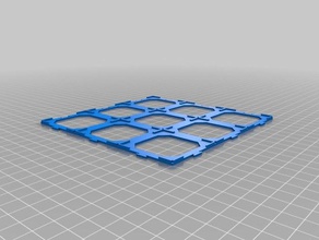 carcassonne tiles grid games 3d print model - Mito3D