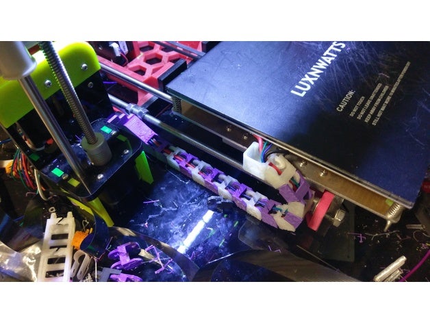 anet a8 aslan Tel zincir ekseni dar y bağlantı 3d yazıcı aksesuarlar zinciri yükseltme 3D print model - Mito3D