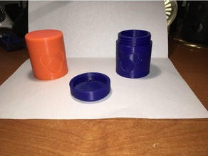 mickey frasco de tapa rosca contenedores 3d print model - Mito3D