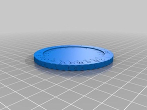 meu personalizados desafio de moeda gerador 3d impressão 3d print model - Mito3D