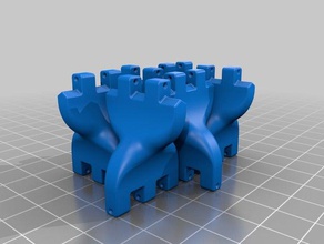 flexagon mechanical toys fidget mm-cnc office 3d print model - Mito3D
