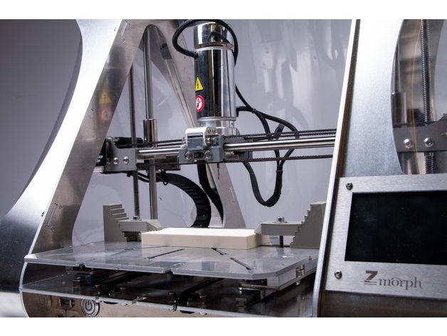 étape pinces m4 monté de la machine outils 3dprintable cnc zmorph vx 3D print model - Mito3D