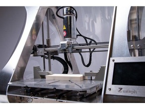 paso abrazaderas m4 montado de la máquina herramientas 3dprintable cnc zmorph vx 3d print model - Mito3D