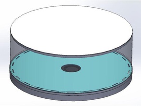 modular-filament-Rollen-Trockenmittel-Trockner mit nur 50mmx15mm fan silica gel Katzenstreu 3d drucken filament Trockner 3d print model - Mito3D