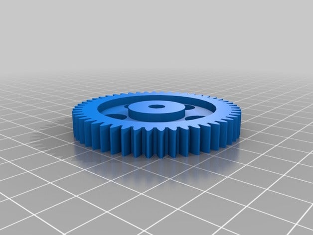 50 tands wiel klein plateau passe-temps personnalisé 3D print model - Mito3D