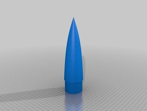 ogive rocket fairing diy model 3d print model - Mito3D