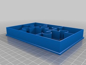 my customized puzzle cookie cutter kitchen dining 3d print model - Mito3D
