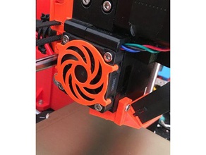 coperchio ventola prusa i3 mk25 mk3 3d la stampante accessori 3d print model - Mito3D