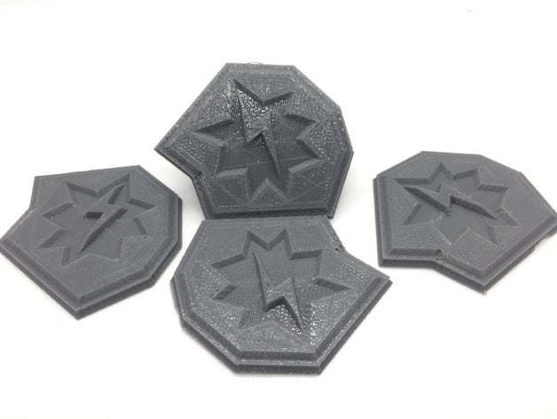 keyforge stun token giocattolo gioco accessori keygorge 3D print model - Mito3D